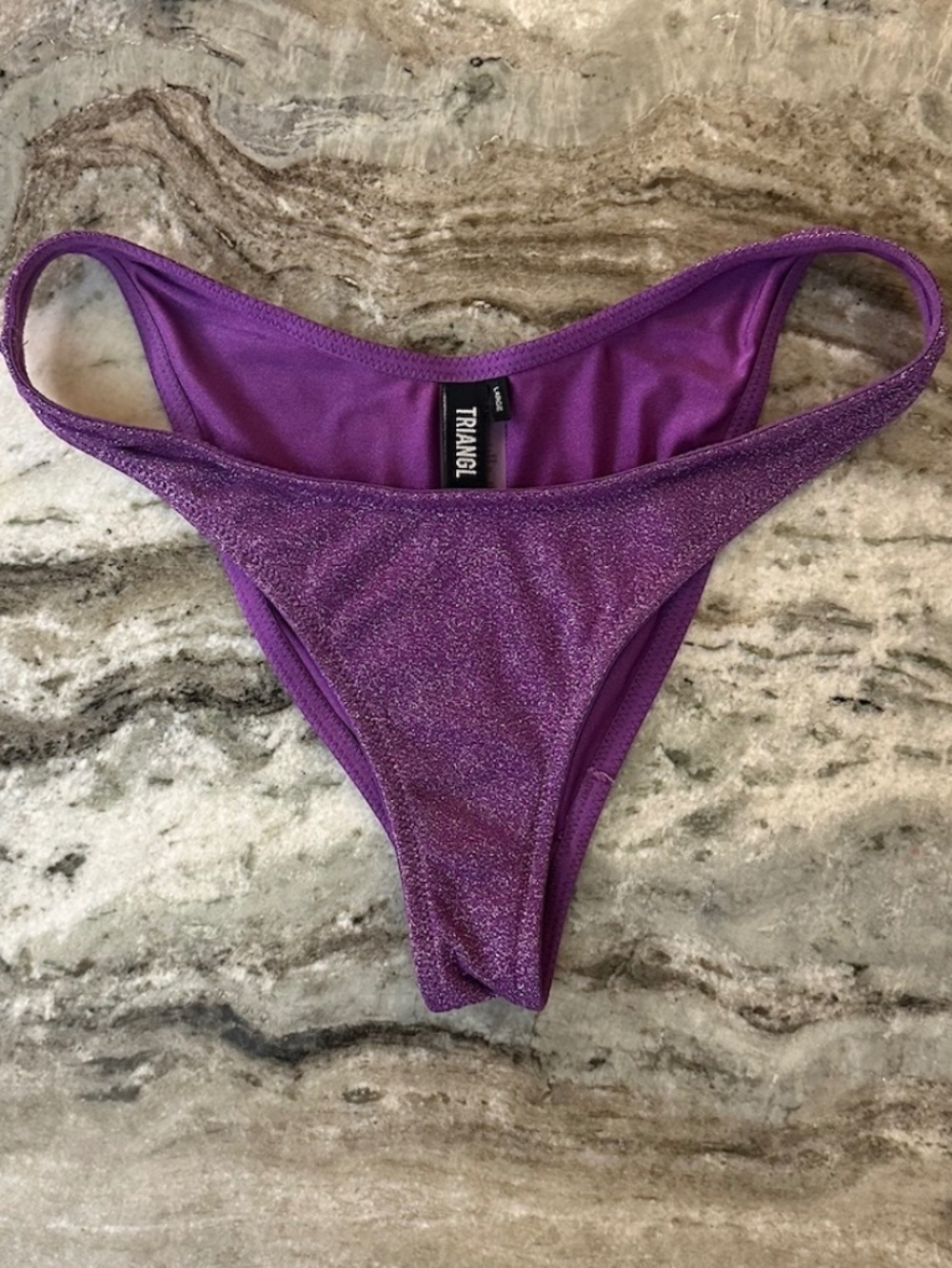 Maia purple Triangl cheeky bikini bottom Size Large